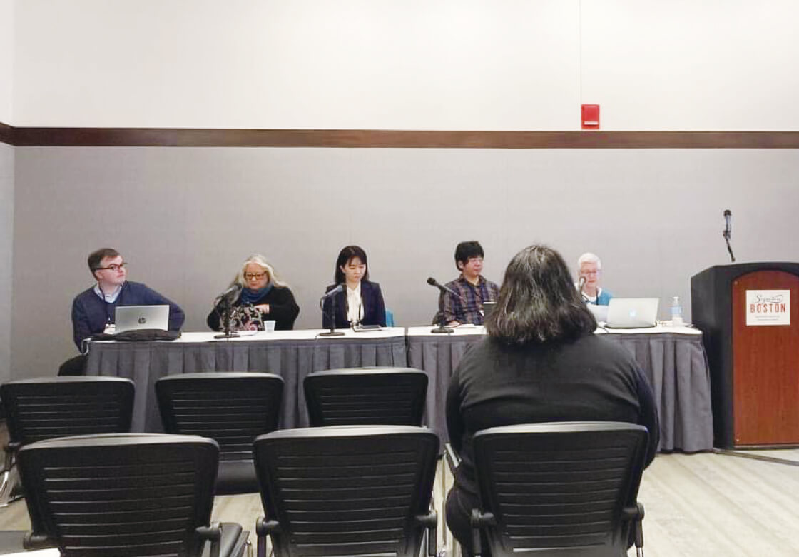 アメリカ、ボストンで開かれたAssociation for Asian Studies Annual Conference 2023 での学会発表の様子