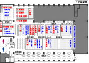 館内の配置図