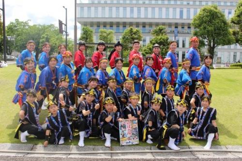 創作琉球太鼓「群天星/心」の皆さん ※主催者提供